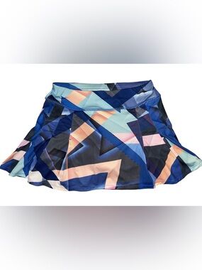 Athleta Electric Geo Speed Skort Athleisure Luxe Women’s Small Exercise Work Out